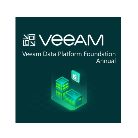 Veeam Data Platform Foundation Universal Subscription License. Includes Enterprise Plus Edition features. 10 instance pack. 1 Year Subscription Upfront Billing & Production (24/7) Support.